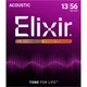 Струны Elixir 11102 Nanoweb 80/20 Bronze 13-56 Medium - изображение 1