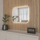 Дзеркало з підсвіткою овальне IDEA В-28, 65x50 - изображение 1