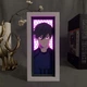 Многослойный Ночник лампа аниме Синяя тюрьма Blue Lock светильник вертикальный Rin Itoshi Блю Лок Рин Итоши RGB - изображение 7