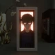 Многослойный Ночник лампа аниме Синяя тюрьма Blue Lock светильник вертикальный Rin Itoshi Блю Лок Рин Итоши RGB - изображение 8