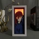 Многослойный Ночник лампа аниме Синяя тюрьма Blue Lock светильник вертикальный Hyoma Chigiri Блю Лок Хёма Чигири RGB - изображение 2