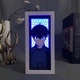 Многослойный Ночник лампа аниме Синяя тюрьма Blue Lock светильник вертикальный Yoichi Isagi Блю Лок Йоичи Исаги RGB - изображение 3