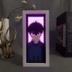 Многослойный Ночник лампа аниме Синяя тюрьма Blue Lock светильник вертикальный Yoichi Isagi Блю Лок Йоичи Исаги RGB - изображение 7