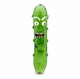 Скляна люлька N76 Green curved Cucumber 124мм - изображение 4