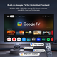 Розумний проектор Aurzen BOOM mini 4k з підтримкою Google TV чорний - зображення 8