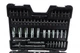 Haбіp інcтpумeнтів кoмбінoвaний 1/2", 1/4", 3/8" (головки, головки зі вставкою, біти) 179 од. (хромовані) 54046, JBM - зображення 4