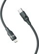 Кабель Make Type-C to Lightning 30W 1 м Braid Black (MCB-LB2BK) - изображение 3