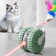 Интерактивная игрушка для котов с лазером и автокаткой Interactive Pet Ball, USB, с датчиками движения - изображение 2
