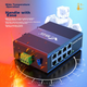 Промышленный коммутатор Huigu HG800-FE308 8-портовый 100 Мбит/с на DIN-рейку, для видеонаблюдения - изображение 8