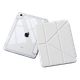 Чехол NEYAA для iPad 11 и 12 дюймов акриловый прозрачный с отсеком для стилуса, противоударный, ледяной синий - изображение 4