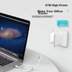 Зарядное устройство Mryc USB-C 67 Вт с кабелем Type-C для MacBook Pro и Air A2442, A2681 - изображение 6