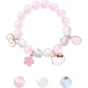 Браслет Chaosehui 6021 дитячий Hello Kitty з намистин для дівчаток - зображення 3