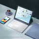 Чехол BOW HC018 для iPad 10 поколения 10.9 дюйма магнитный съемный с держателем стилуса, лавандовый - изображение 4