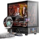 Корпус для игрового компьютера PADO Yinglong Cangming Display Version, черный, ATX, поддерживает водяное охлаждение 360 мм, включает 6-дюймовый ЖК-экран, панорамный обзор 270°, совместим с видеокартой 5090. - изображение 1