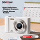 Цифровая студенческая камера SONGDIAN, портативная замена CCD-карты, камера для видеоблогинга высокого разрешения начального уровня DC302 Classic Black [AF Focus] Флагманская версия + 128 ГБ памяти - изображение 11