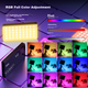 Ulanzi LT002 Красочный магнитный RGB-подсветка, портативный светодиодный карманный светильник, двухцветная подсветка для фотосъемки, подходит для беззеркальных камер и смартфонов, рассеянный свет, портретное освещение в помещении. - изображение 9