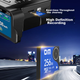Карта памяти DM Daimai 256GB TF (MicroSD), Blue Card V30, предназначена для видеорегистраторов и камер видеонаблюдения, совместима с Xiaomi 360 Lingdu Didingpai - изображение 8