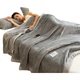 Ковдра Hodo Milk Velvet, зимова, з кондиціонером, одинарна флісова ковдра, ковдра для дивана 1,5 м x 2 м, сіра - зображення 2