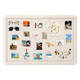 Флабук 60x80 см, фетровая доска, съемная, не требует сверления, подходит для размещения фотографий Polaroid, креативная декоративная рамка, фон, настенная наклейка, доска для сообщений, доска объявлений, пробковая доска - изображение 4