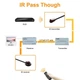 Подовжувач HDMI 120м KVM 4K по Ethernet Cat5e/Cat6 Stone ST-SE014 - изображение 6