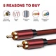 Кабель RCA to RCA HiFi Audio 1м Stone ST-RCA01-1M - изображение 3