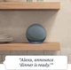 Cмарт колонка Amazon Echo 4th Generation (Blue) Англійська / Іспанська, розумна акустика - зображення 3