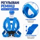 Полнолицевая маска для сноркелинга с трубкой Dry Top, панорамный обзор 180°, Anti-Fog, крепление GoPro TT19002, синяя - изображение 6