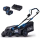 Газонокосилка аккумуляторная Scheppach BC-MP380-X SET XL2 (5911414400) - изображение 1