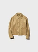 Укороченная куртка-рубашка Uniqlo из экозамши 1160604717 (Бежевый S) - изображение 4