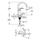 Grohe Eurosmart New Змішувач для кухні, хром (33202003) - зображення 2