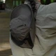 Панама универсальная с шейным шнурком черного цвета на объем головы 54-59 см, туристическая унисекс панама на рыбалку, природу - изображение 5