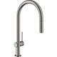 Змішувач для кухні Hansgrohe Talis 210 2jet з витяжним виливом Sbox, Brushed Black Chrome (72801340) - изображение 1
