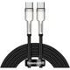 Кабель Baseus Cafule Metal Type-C to Type-C 100W 2m Black (CATJK-D01) [71408] - зображення 1