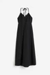 Сарафан из хлопка H&M 1160706001c30 XL черный (100014063) - изображение 4