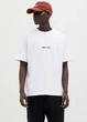 Футболка из хлопка оверсайз Jack & Jones 12282892c69 M белая (100014987) - изображение 1