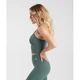 Спортивний топ Gymshark b8a2ic68 XS зелений (100014250) - зображення 3