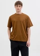Футболка з бавовни оверсайз Jack & Jones 12254412c69 L світло-коричнева (100015037) - зображення 1