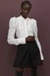 Блуза из хлопка H&M Studio 789379001c67 36 белая (100013650) - изображение 2
