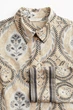 Блуза в принт loose fit H&M 1241165001c68 M комбінована (100014378) - зображення 2