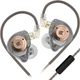 KZ EDX PRO X (Gray, Micro) – Динамічні Hi-Fi Навушники для Кришталевого Звуку - изображение 1