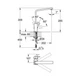 Grohe Eurocube Змішувач для кухні, хром (31255000) - зображення 9