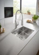 Grohe Eurocube Смеситель для кухни, хром (31395000) - изображение 11