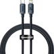Кабель Baseus Crystal Shine Series Type-C to Lightning 20W 2m Black (CAJY000301) [83467]. - зображення 1