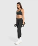Спортивный топ Gymshark b2a7ec62 S черный (100014191) - изображение 4