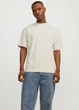 Футболка з бавовни оверсайз Jack & Jones 12254412c69 M молочна (100015032) - зображення 1