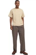 Футболка з бавовни оверсайз Jack & Jones 12254412c69 S бежева (100015033) - зображення 4
