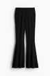 Леггинсы клеш H&M 1221323001c68 S черные (100014098) - изображение 1