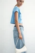 Топ на гудзиках H&M 1237731002c63 L блакитний (100014065) - зображення 2