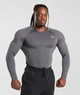 Спортивний лонгслів Gymshark a1a1pc68 L сірий (100014330) - зображення 1