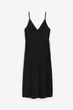 Сукня на бретелях H&M 1130118002c63 XL чорна (100014071) - зображення 1